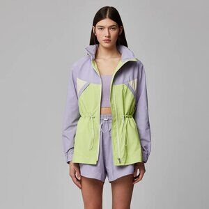 NWOT SOIA&KYO RAVEN Straight-Fit Utility Jacket With Hood